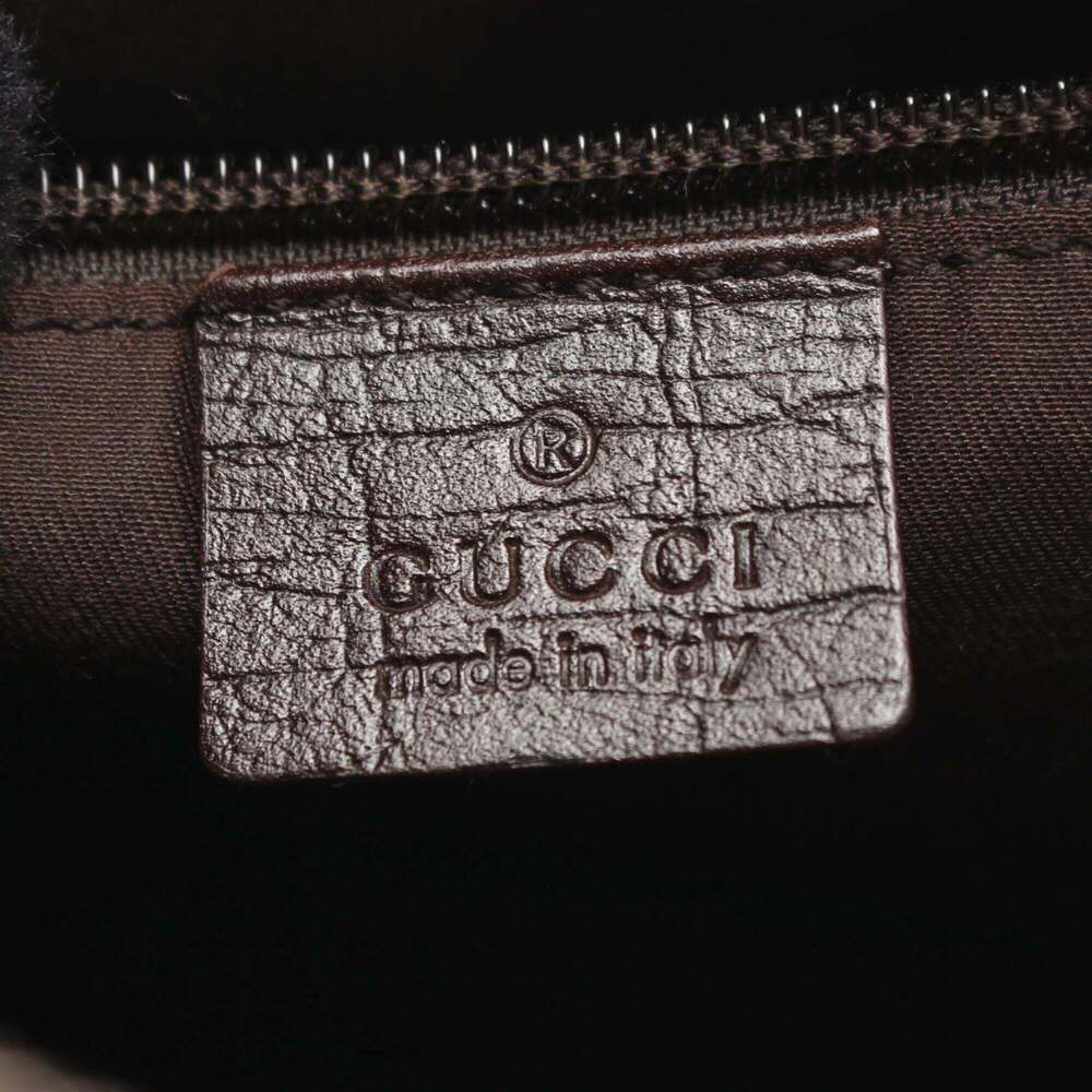 GUCCI Brown Leather Shoulder Bag - Picture 4 of 8